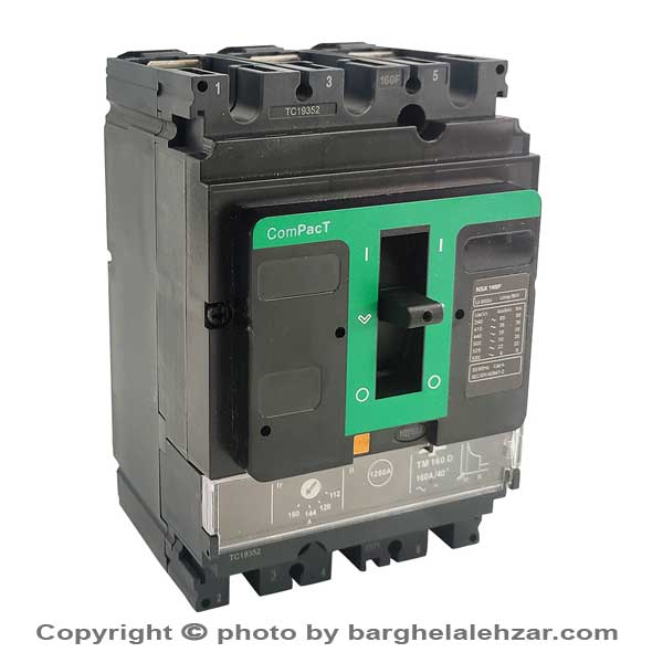 کلید اتوماتیک 160 آمپر سری NSX160 اشنایدر سه پل 36KA مدل C16H3TM160