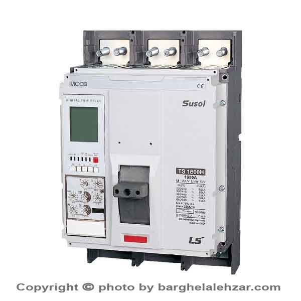 کلید اتوماتیک 1000 آمپر سه پل قابل تنظیم LS سری سوسل مدل TS 1000N NG5 1000 3 قدرت قطع 50KA