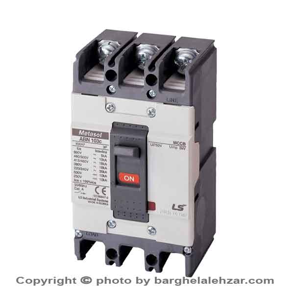 کلید اتوماتیک فیکس LS ال اس 40 آمپر متاسل مدل ABN103C/40 با قدرت قطع 22KA