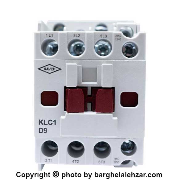 کنتاکتور 9 آمپر 220 ولت D09-11 کنتاکنت یک باز یک بسته 4 کیلووات الکترو کاوه