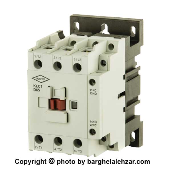 کنتاکتور 65 آمپر 220 ولت D65-11 کنتاکنت یک باز یک بسته 4 کیلووات الکترو کاوه