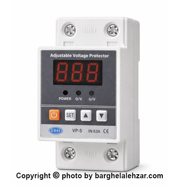 محافظ ولتاژ تکفاز JBH مدل VP-S63A با ظرفیت ۶۳ آمپر - برق لاله زار